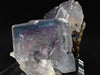 Purple Fluorite with Quartz and Mica – YGX Mine, China