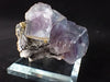 Purple Fluorite with Quartz and Mica – YGX Mine, China
