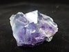 Purple Fluorite – Yindu, Inner Mongolia UV-Active Crystal