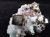 Pyrite and Quartz on Blue Gibbsite – Shangbao Mine, Hunan, China