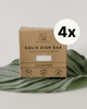 Solid Dish Soap Bar | Unscented | 4 Pack