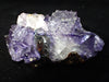 Violet Fluorite with Sphalerite – Elmwood Mine, Tennessee, USA