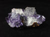 Violet Fluorite with Sphalerite – Elmwood Mine, Tennessee, USA