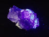 Violet Fluorite with Sphalerite – Elmwood Mine, Tennessee, USA