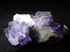 Violet Fluorite with Sphalerite – Elmwood Mine, Tennessee, USA