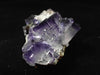 Violet Fluorite with Sphalerite – Elmwood Mine, Tennessee, USA