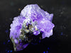 Vivid Purple Yaogangxian (YGX) Fluorite with Golden Pyrite (1″ × 1″ × 1″, 37g)