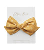 Mustard Floral Oversize Bow