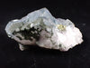 YGX Fluorite with Pyrite – Rare Transparent Fluorite Cluster with UV Glow (198g)