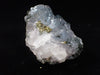 YGX Fluorite with Pyrite – Rare Transparent Fluorite Cluster with UV Glow (198g)