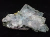 YGX Fluorite with Pyrite – Rare Transparent Fluorite Cluster with UV Glow (198g)