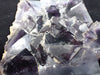 Yindu Fluorite with Deep Purple Zoning and UV Fluorescence – Yindu Mine, Inner Mongolia, China