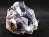 Yindu Fluorite with Deep Violet Cubes and UV Fluorescence – Yindu Mine, Inner Mongolia, China
