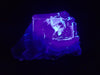 Yindu Fluorite with Deep Violet Cubes and UV Fluorescence – Yindu Mine, Inner Mongolia, China