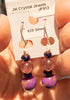 Earrings - Purple passion - 1