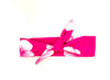Hot Pink Floral Knot Headband - 1