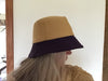 Handmade Wool blend Hat Yellow & Purple - 1