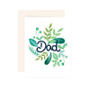 Green Leaves Dad Card