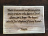 Rumi - Secret Medicine Wood Plaque - 1