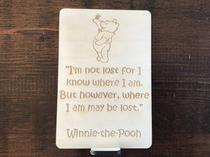 Keepsake Winnie the Pooh Card - 1