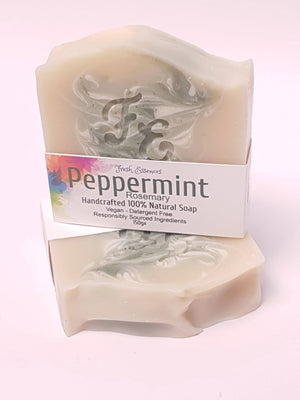 Peppermint Rosemary Handcrafted Soap - 1