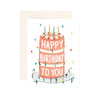 Birthday Cake Celebration Card