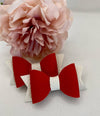 Red & White Bow